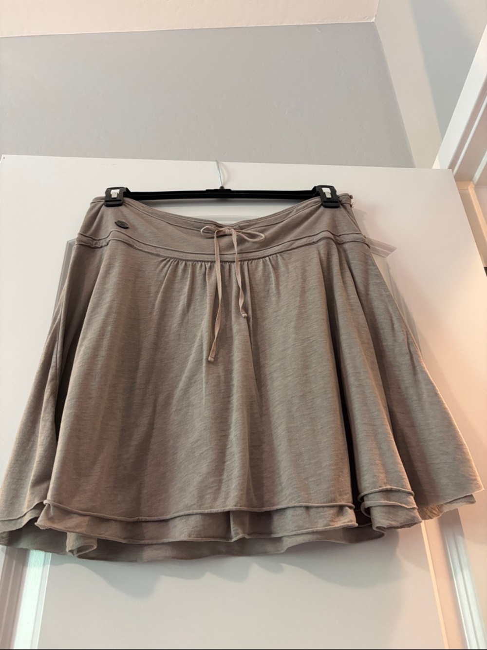 Abercrombie & Fitch Neutral Taupe Casual Knit Skirt size M - Picture 5 of 8
